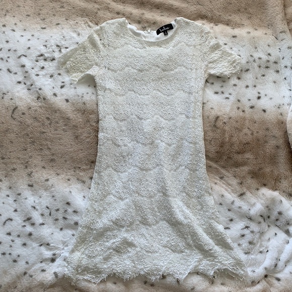 White Lace Dress - Picture 2 of 5
